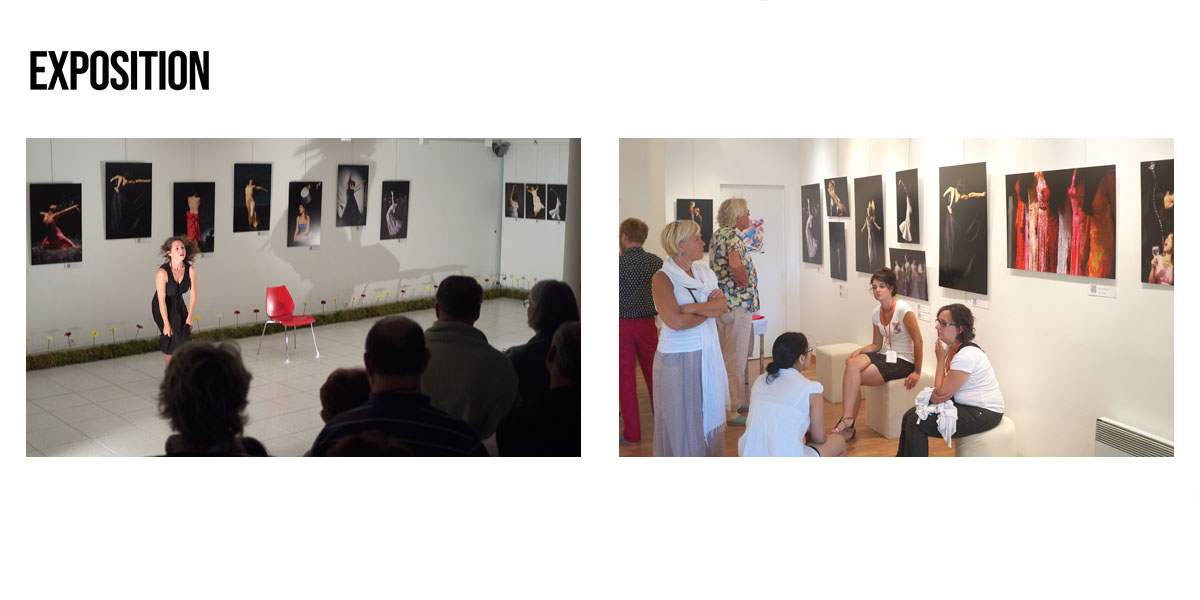 Photographie d'un spectacle de Pina Bausch par Laurent Paillier : danseurs en mouvement dans une ambiance théâtrale